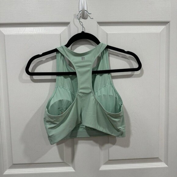 Sweaty‎ Betty Sports Workout Bra green Blue Size Large L athletic Workout - Picture 5 of 6